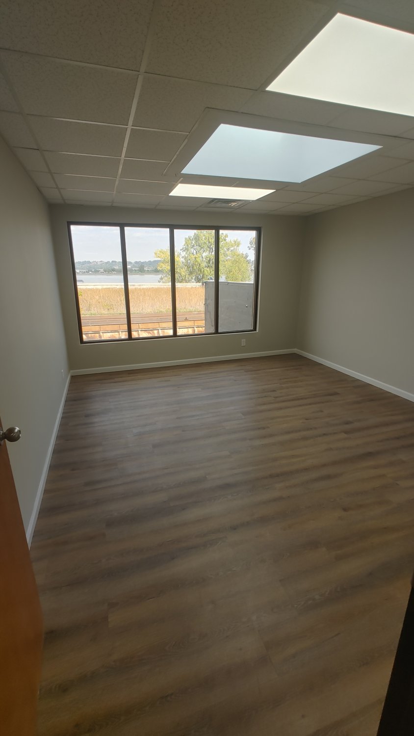 Executive office with river view